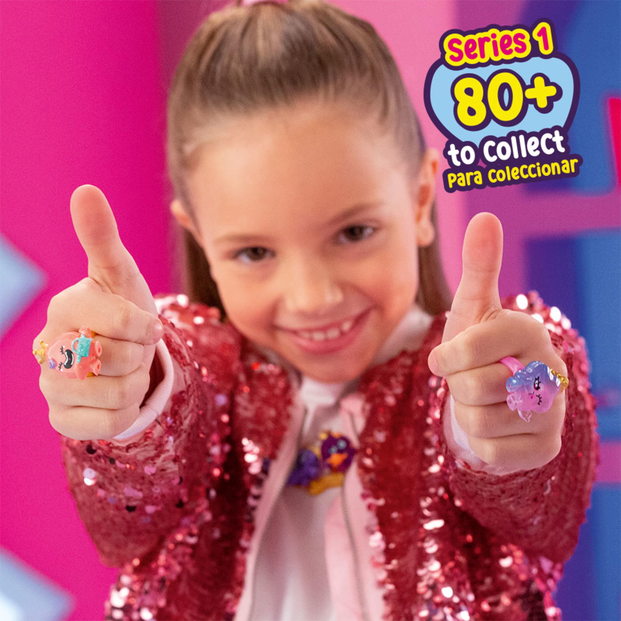 Amazon.com: Pinky Promise Gemmy Friends Pretend Play Pack with 12